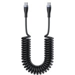 Car Data Cable Manufacturer - OEM Carplay Spring Retractable 5A Fast for Android Type-C
