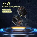 Gallium Nitride Charger Manufacturer - OEM E-commerce Hot Sale Transparent PD33W for Iphone Android