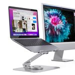 Laptop Lifter Stand Manufacturer - OEM Best Selling Aluminum Alloy 360 Degree Rotating Swivel Ergonomic