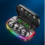 Earphone Factory - OEM 2024 New DX-15 Ear-clip TWS RGB Light Gaming with Power Bank