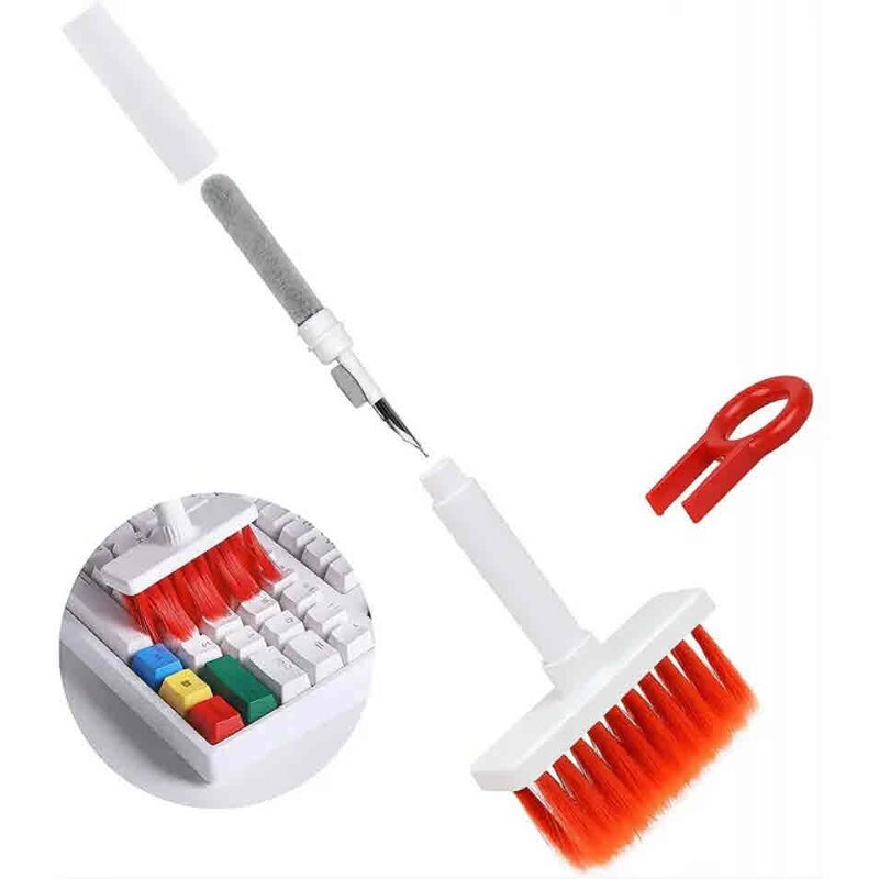 Keyboard Cleaning Brush Supplier - OEM 3-in-1 4kb Removable Brush Headphone Cleaning Pen Key Puller