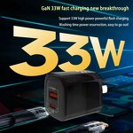 Gallium Nitride Charger Manufacturer - OEM E-commerce Hot Sale Transparent PD33W for Iphone Android