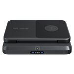 Wireless Charger Factory - OEM 2024 New 3-in-1 Induction 15w Dual Coil Foldable for Phones