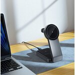 Wireless Charging Station Manufacturer - OEM 2024 New Desktop 3-in-1 Foldable Magnetic 15 Watt