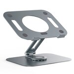 Aluminum Laptop Stand Supplier - OEM High Quality 360 Degree Rotatable Ergonomic Foldable Direct From Factory