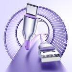 Breathing Light Data Cable Supplier - OEM New Type-c C to C for Apple 15 Fast Charging QC3.0