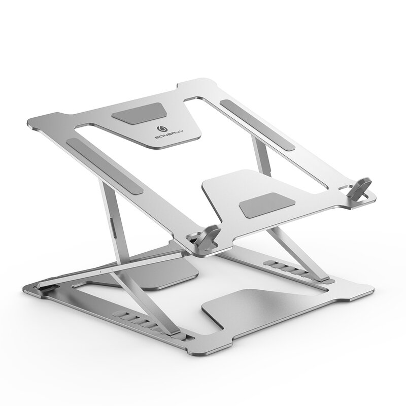 Foldable Laptop Stand Supplier - OEM Aluminum Double Design for 11-17.3 Inch Laptops