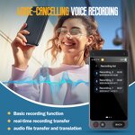 AI Language Translator Manufacturer - OEM D21 Real-Time 142 Languages 4.0inch Color Android OS 5G Smart Record