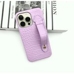 Phone Cover Manufacturer - OEM Luxury Leather with Hand Strap for iPhone