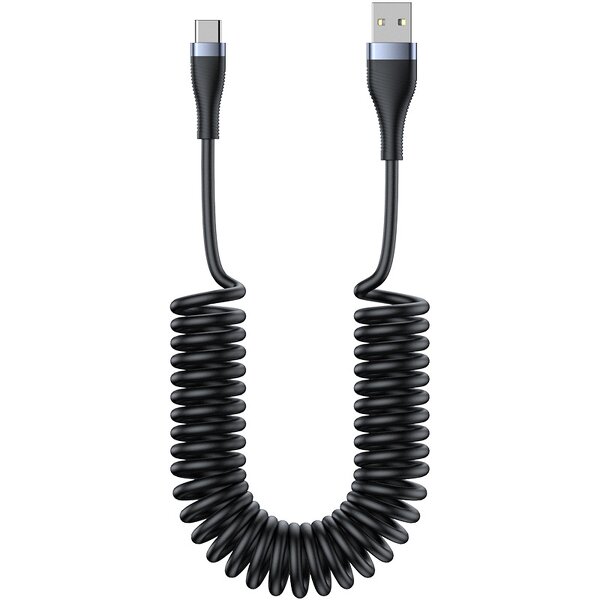 Car Data Cable Manufacturer - OEM Carplay Spring Retractable 5A Fast for Android Type-C
