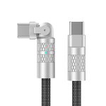 Super Fast Charging Cable Manufacturer - OEM 60W 180 Degree Rotating Nylon Zinc Alloy Type-C
