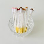 Eyelash Mascara Wand Supplier - Tube Spoolie Nylon False Lash Tool Set