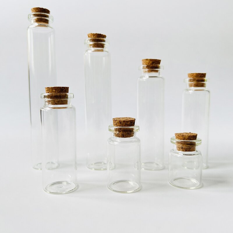 Glass Test Tube Vial Supplier - Wholesalers Stock Size 10ml 15ml Mini