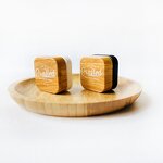 Matte Black Glass Jars Supplier - Bamboo Tops Bottles 3ml-9ml Custom Colors