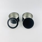 Christmas Cake Tin Factory - Wholesale Custom Logo Round Gold Tin with Window