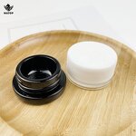 Small Glass square Jars Factory - In Stock 1-7 Gram Creams Extracts Wax