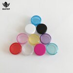 Plastic PP Jar Supplier - Produce logo label printing round cosmetic