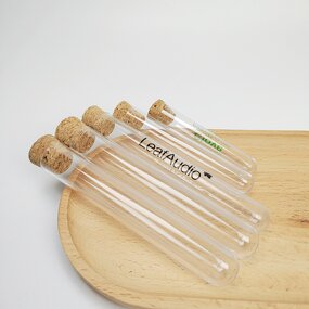 Plastic Test Tubes Supplier - Wholesalers 100mm with Cork Stoppers