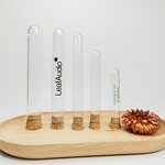 Plastic Test Tubes Supplier - Wholesalers 100mm with Cork Stoppers