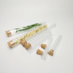 Plastic Test Tubes Supplier - Eco-friendly OEM ODM 125mm with Cork