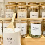 Candy Storage Glass Jar Supplier - Food Grade Airtight Bamboo Lid Clear