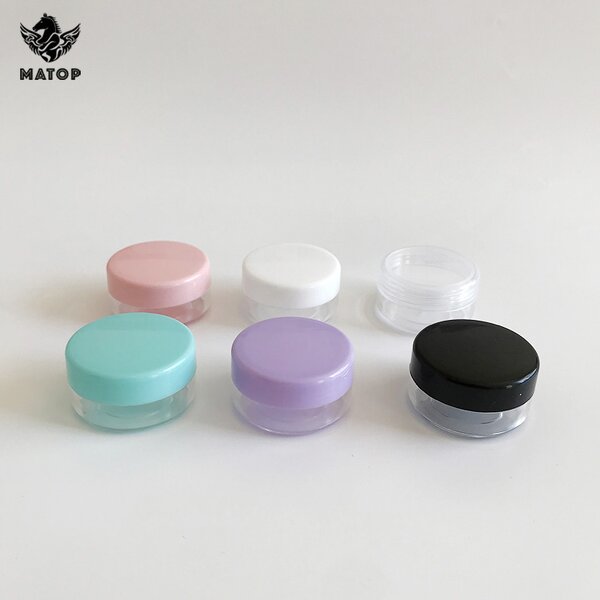 Plastic PP Jar Supplier - Produce logo label printing round cosmetic