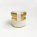 Honey Glass Jar Manufacturer - Wide Mouth Round Mini 35 Ml Golden Caps