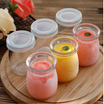 Small Pudding Glass Jar Supplier - Food Grade Round 50ml-200ml