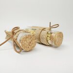 Glass Wishing Bottles Supplier - 10ml 15ml 20ml Clear with Wood Cork Lid