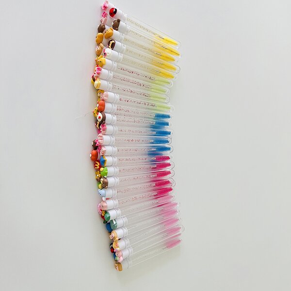 Eyelash Mascara Wand Supplier - Tube Spoolie Nylon False Lash Tool Set