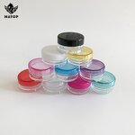 Small Plastic Cosmetics Jars Supplier - 3ml-30ml with Lids