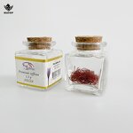Saffron Packaging Jar Manufacturer - 1g-5g Customized Label square Round