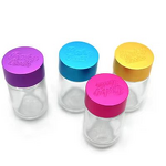 Hot Stamping Concentrate Jar Factory - 5ml-9ml Black Child Resistant Glass