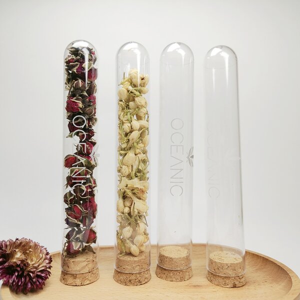 Plastic Test Tubes Supplier - Customized Printing Label 150mm with Cork