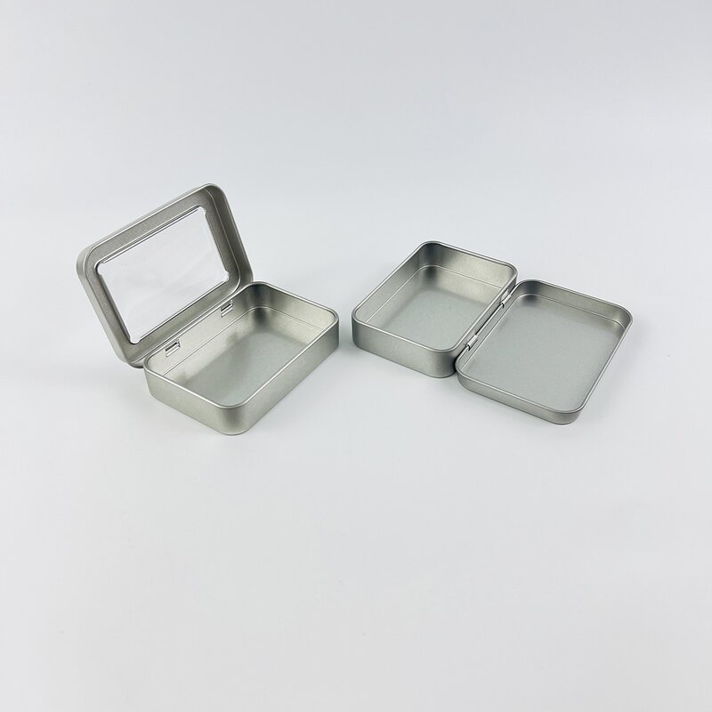 Small Tin Box Supplier - Wholesale Custom Colorful Logo Square Hinge Cap