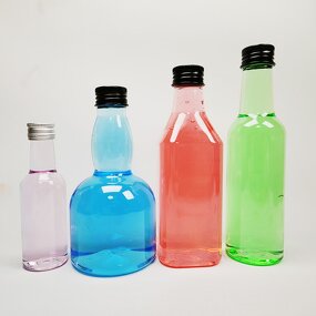 Empty Mini Plastic Bottles Factory - Customized Label Stickers 30ml-150ml