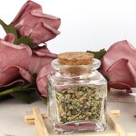 Saffron Glass Bottles Supplier - Wholesale square Round Customized Cork