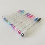 Mini Brush Set Supplier - Purple Green Pink Black with Plastic Tube