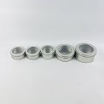 Christmas Cake Tin Factory - Wholesale Custom Logo Round Gold Tin with Window