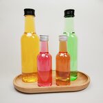 Plastics Spirit Bottles Factory - Custom Colors Stickers 30ml-100ml with