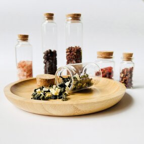 Glass Vials with Cork Manufacturer - Stock Size Mini 30ml 50ml with Stoppers