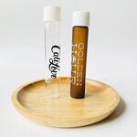 King Size Glass Roll Tube Supplier - 120mm Child Resistant Clear with Black Top