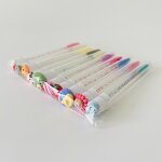 Mini Brush Set Supplier - Purple Green Pink Black with Plastic Tube