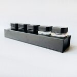 Hot Stamping Concentrate Jar Factory - 5ml-9ml Black Child Resistant Glass