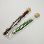 Plastic Vials Supplier - 125mm Test Tubes Plastic with Cork Stopper