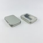 Chocolate Beans Tin Factory - Custom Printing Empty Embossied Hinged Tins