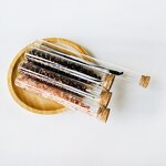 Glass Test Tube Factory - Clear Round Flat Bottom Cork Lid Vial Bottle