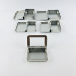 Lip Balm Tin Case Factory - Empty Custom Luxury Embossed Hinged Lid