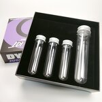 Glass Skincare Test Tubes Supplier - Custom White Gift Box with logo