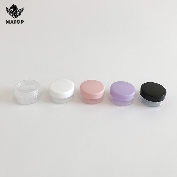 Small Plastic Cosmetics Jars Supplier - 3ml-30ml with Lids